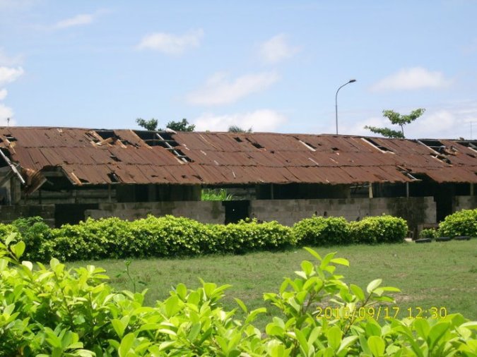 Dangerously Looking school structure at Festac Grammar School Dangerously Looking school structure at Festac Grammar School