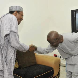 tinubu bows to Buhari