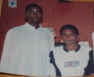 Me and my sister (RIP) around early 90s