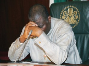The ruler of Corruption ridden Nigeria, Goodluck Jonathan. A confused, clueless man?