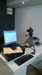 Biometric Machine at the Nigerian Embassy in Stockholm