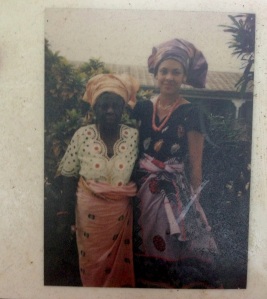 Elizabeth Oghenorvbo Dafinone and her Grandmother in Sapele (circa 1979)