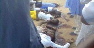 Nigerian school children slaughtered by Boko Haram