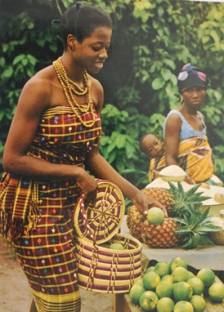 A Market Place in "old" Nigeria