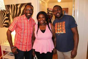 Me and A friend-Onero and his wife 